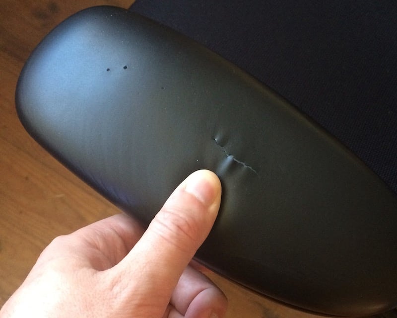 Armrest tear