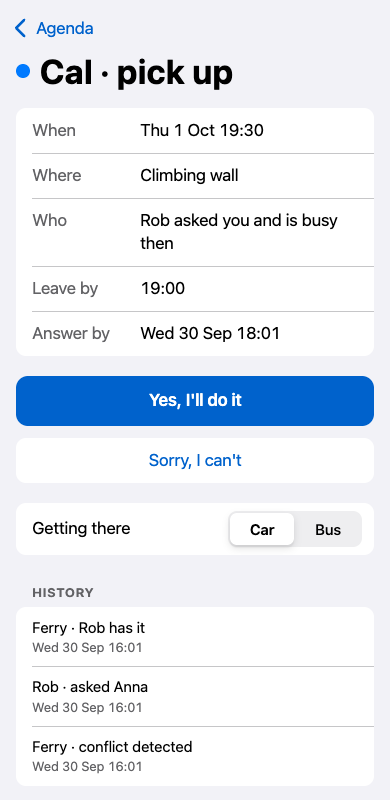 Screenshot of Ferry