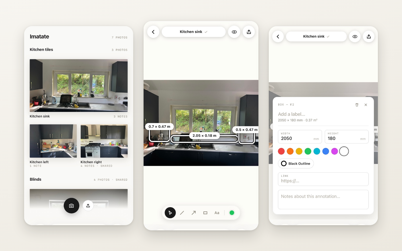 Screenshot of Imatate